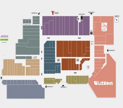 Carlingwood Shopping Centre plan