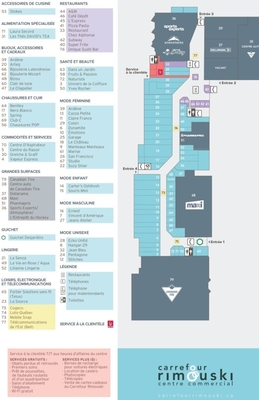 Carrefour Rimouski plan