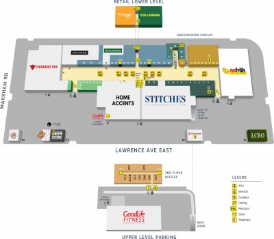 Cedarbrae Mall plan