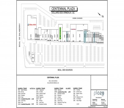 Centennial Plaza plan