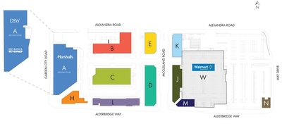 Central at Garden City plan