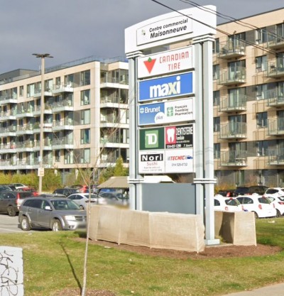 Centre Commercial Maisonneuve plan