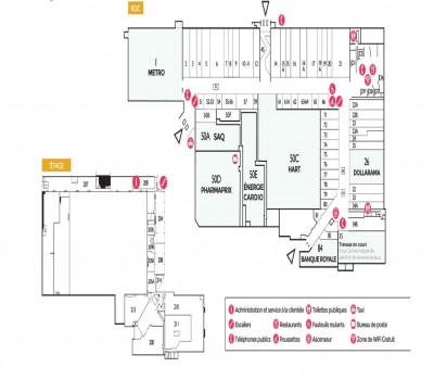 Centre Duvernay plan