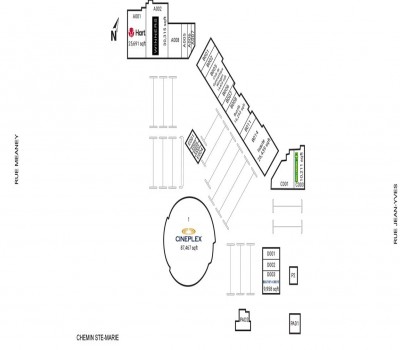 Centre RioCan Kirkland plan