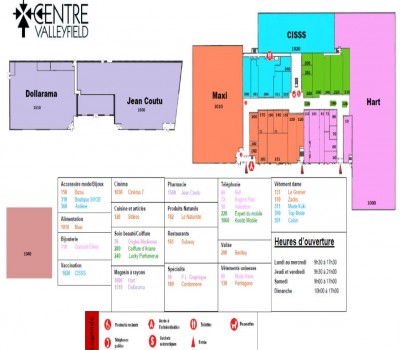 Centre Valleyfield plan