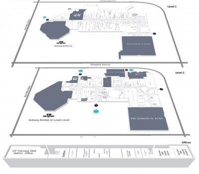 CF Fairview Mall plan