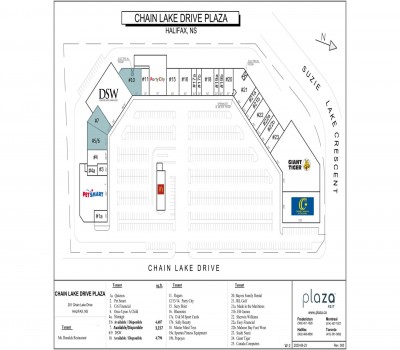 Chain Lake Drive Plaza plan