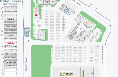 Chartwell Shopping Centre plan