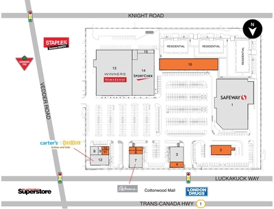 Chilliwack Mall (Smartcentres Chilliwack) plan