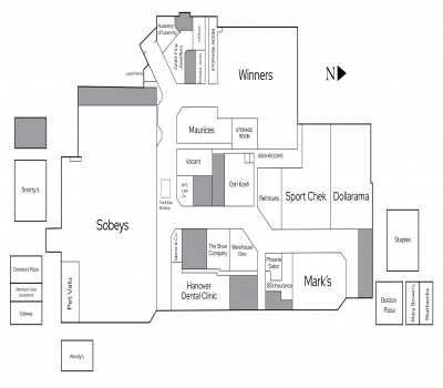 Clearspring Shopping Centre plan