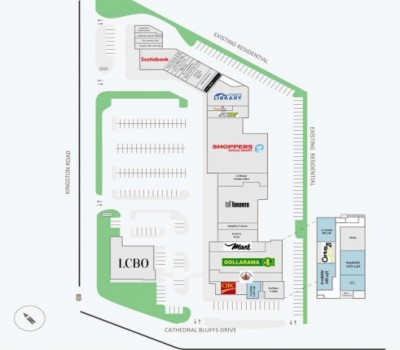 Cliffcrest Plaza plan