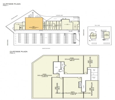 Cliffside Plaza plan