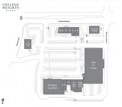 College Heights Plaza plan