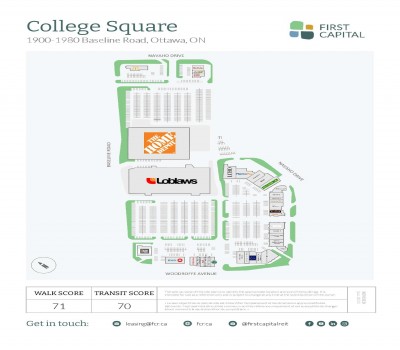 College Square Mall plan