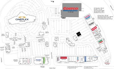 Colossus Centre plan