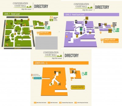 Confederation Court Mall plan
