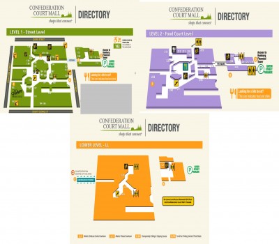 Confederation Court Mall plan