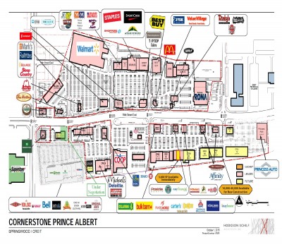 Cornerstone Shopping District plan