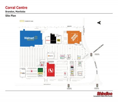 Corral Centre plan