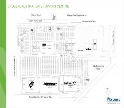 Crossroads Station Shopping Centre plan