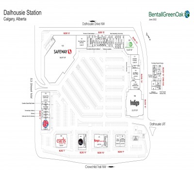 Dalhousie Station Shopping Centre plan