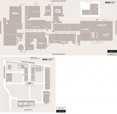 DUO Centre Quartier Laval plan