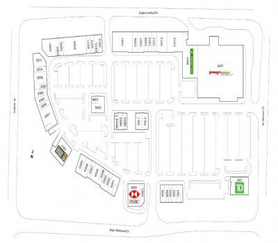 Eagles Landing Shopping Centre plan