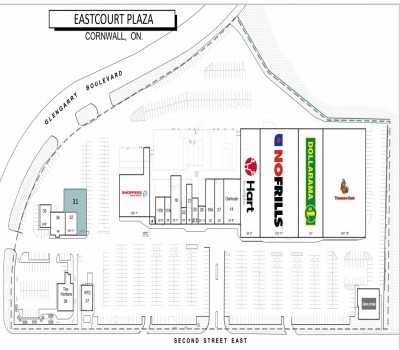 Eastcourt Mall plan