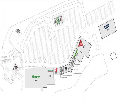 Elmsdale Shopping Centre plan