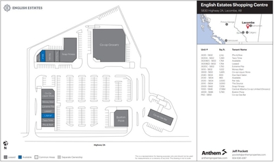 English Estates Centre plan