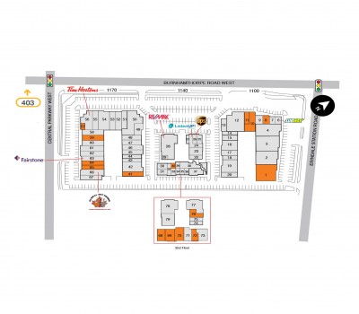 Erindale Shopping Centre (SmartCentres Burnhamthorpe) plan