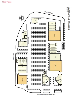 Gaetz Avenue Crossing plan