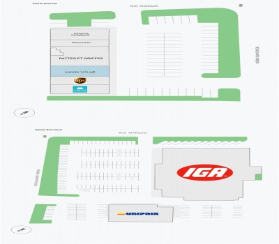 Galeries Brien East & Ouest plan