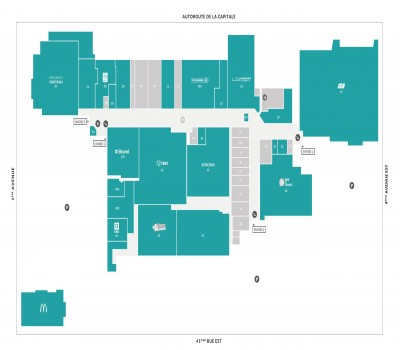 Galeries Charlesbourg plan