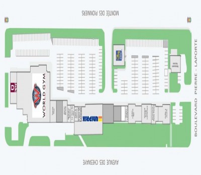 Galeries des Chesnaye plan