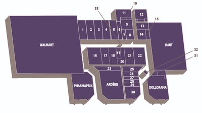 Galeries Quatre-Saisons plan