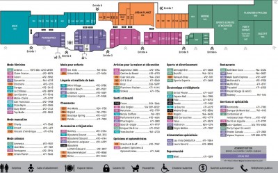 Galeries Terrebonne plan