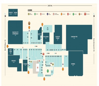 Garden City Shopping Centre plan