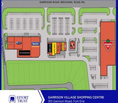 Garrison Village Shopping Centre plan