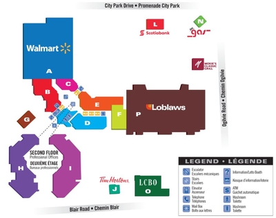 Gloucester Centre (Silver City Gloucester) plan