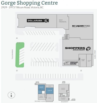 Gorge Shopping Centre plan