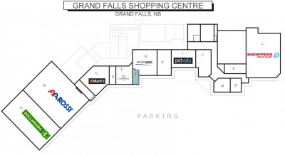 Grand Falls Shopping Centre plan