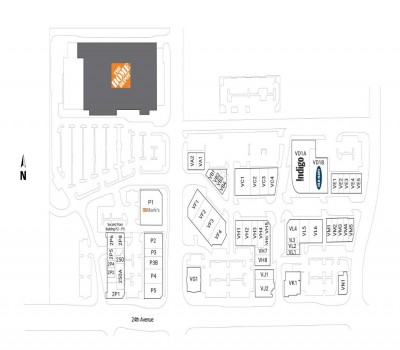 Grandview Corners Shopping Centre plan