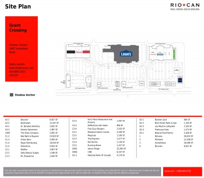 Grant Crossing plan