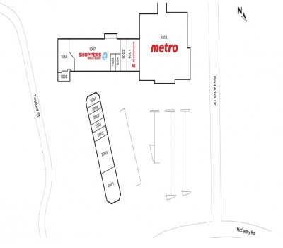 Hunt Club Centre plan