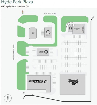 Hyde Park Plaza plan