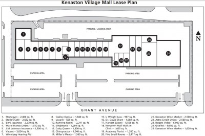 Kenaston Village Mall plan