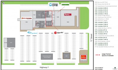 Kindersley Centre plan