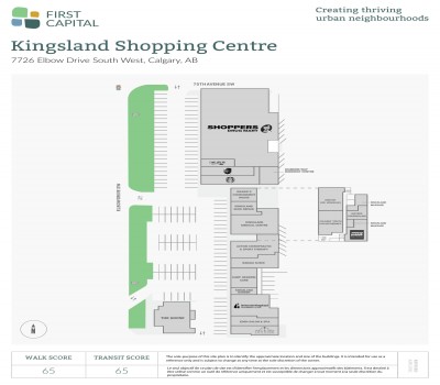 Kingsland Shopping Centre plan
