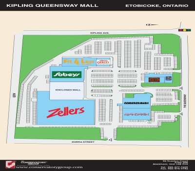 Kipling Queensway Mall plan